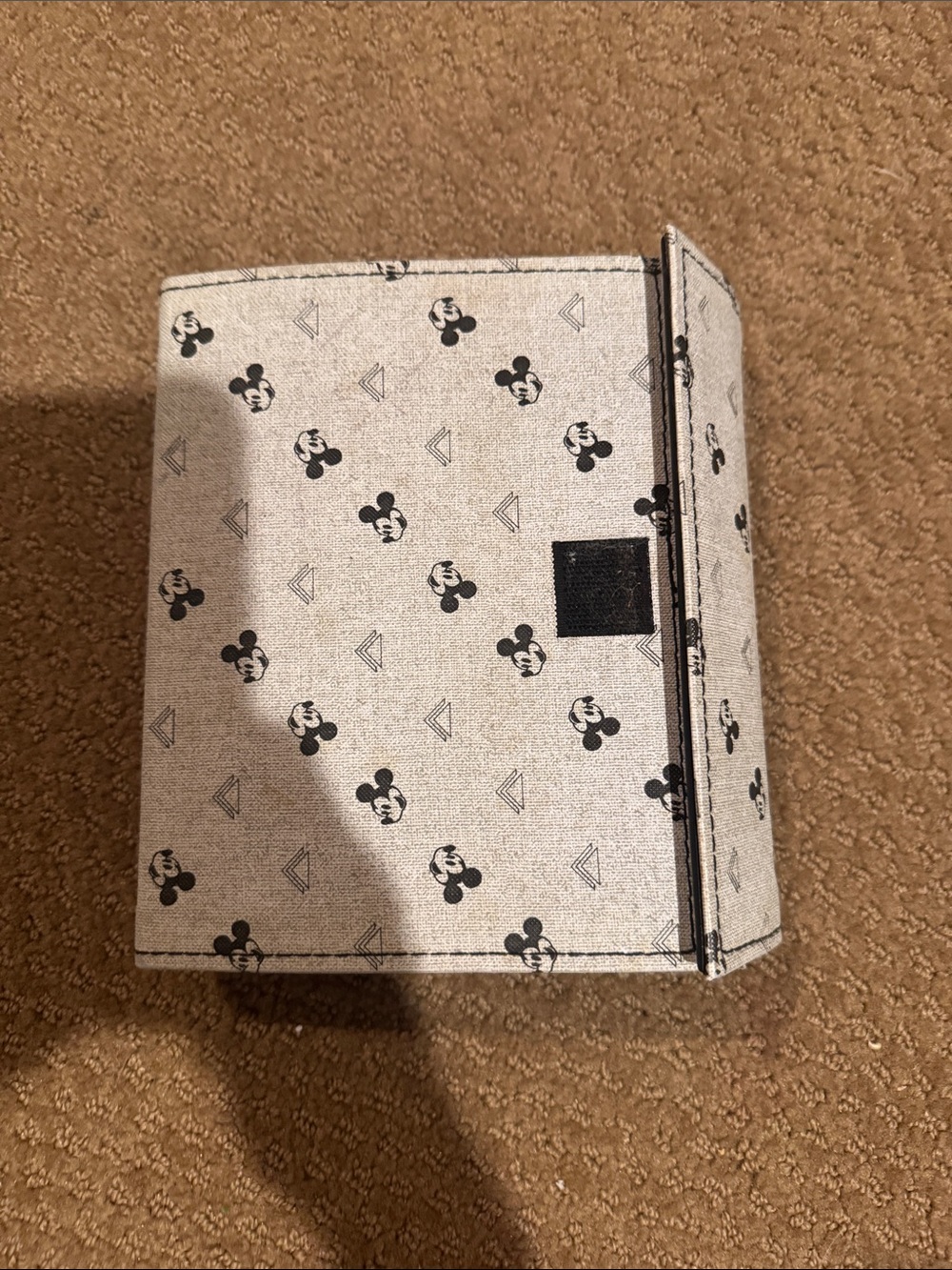 VINTAGE Mickey daily planner- Gray Mickey Pattern
